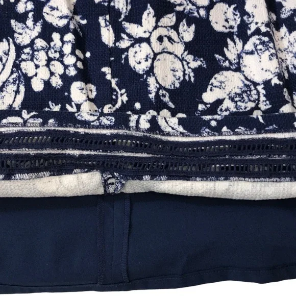 Talbots Blue and White Print Shift/Sheath Dress - Picture 11 of 15